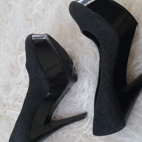 Jessica Simpson denim platform heels - Picture 6 of 11